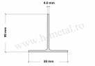 Profil T zincat 30x4 mm 2